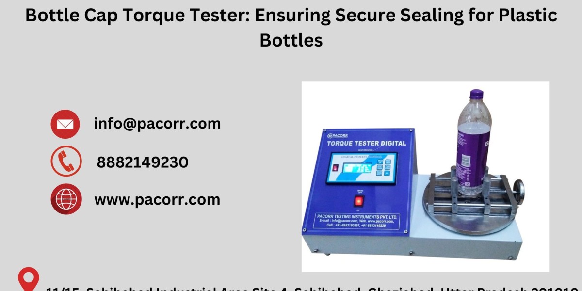 How the Bottle Cap Torque Tester from pacorr.com Enhances Packaging Quality in the Plastic Bottle Industry