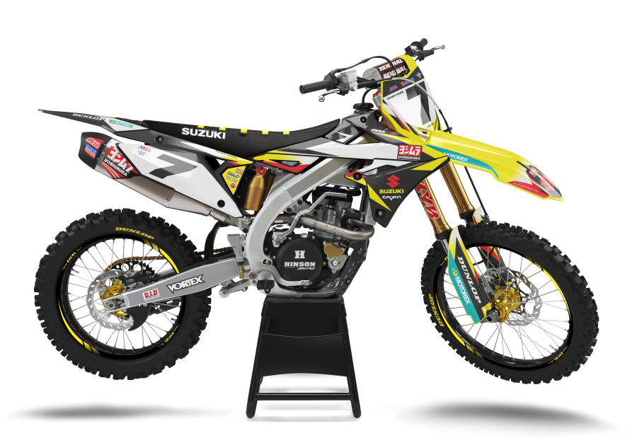 Kawasaki graphics designs attract the spectators towards the designs
